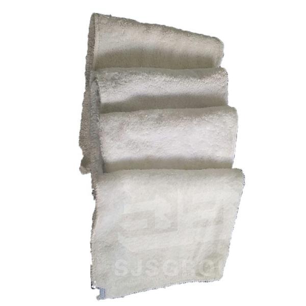 Manual Cut Industrial Cleaning White Bath Towel Rags Cotton Textile Waste Wiping Rags