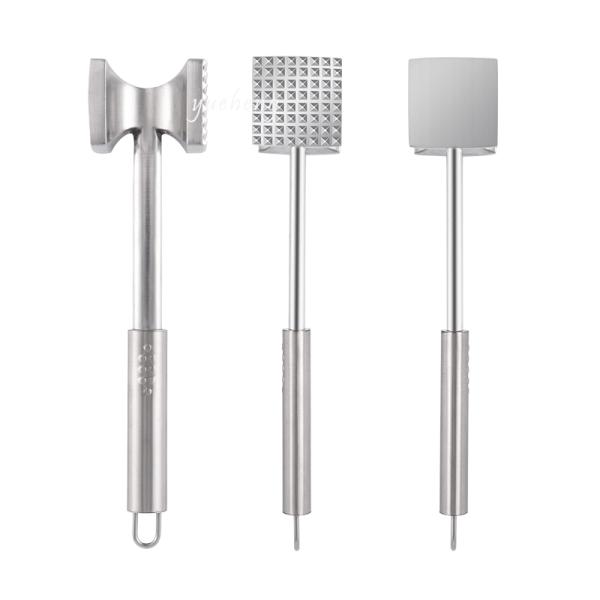 Zinc aluminum alloy meat hammer double -sided meat hammer knocking meat hammer pine meat hammer food hammer kitchen uten