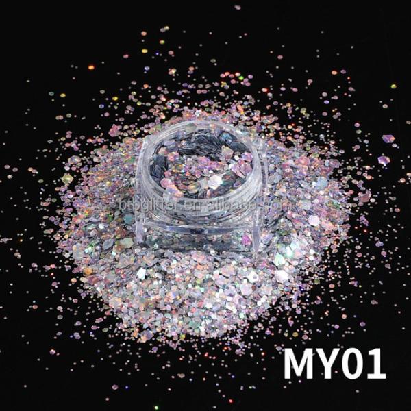 OEM/ODM Yes Chameleon Cat Eye Glitter Sequins Makeup Finger Nail Beauty DIY Quicksand Mahjong Drops Glue Nail Nail Patch Glitter