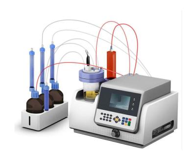 Enclosed Titration System 1ug Digital Moisture Meter Leakage Prevention
