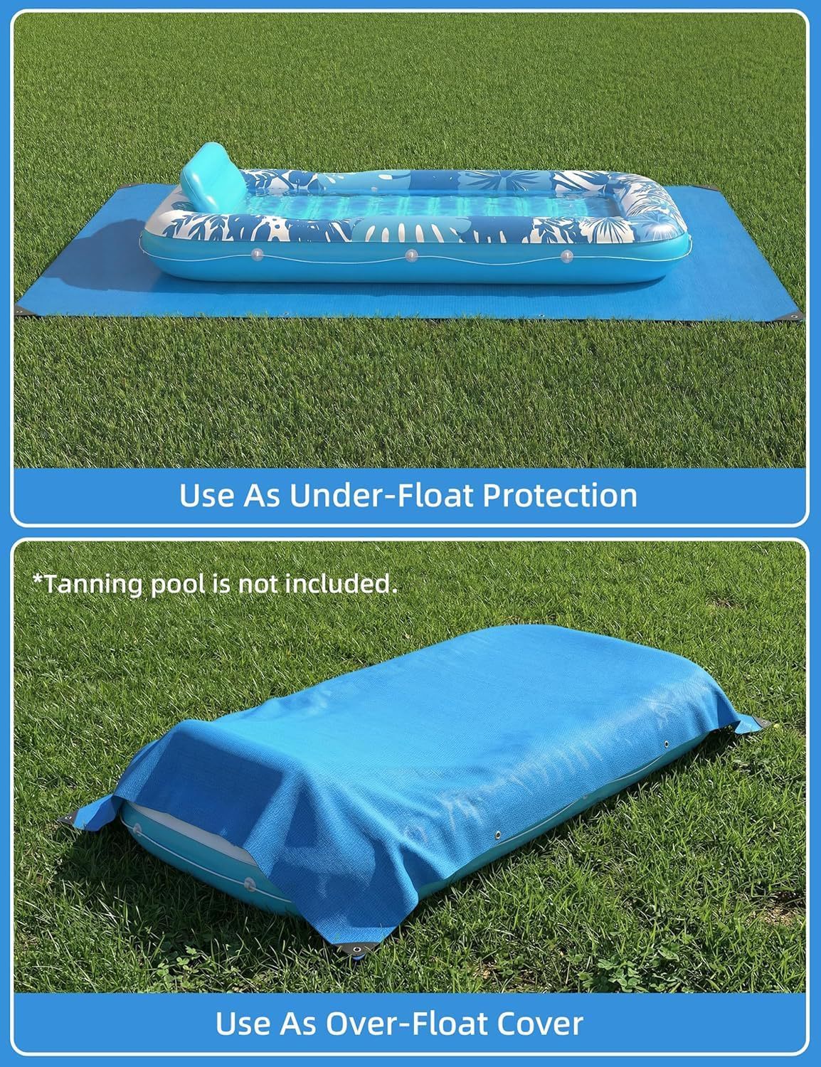 Customized Summer Inflatable Black Floating Bed Outdoor Swimming Pool Sunbathing Lounge Chair Courtyard Inflatable Floating Raft