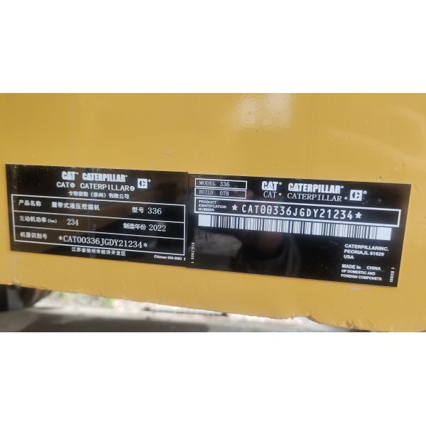 High quality used Cat 336GC excavator for construction in Dubai, original