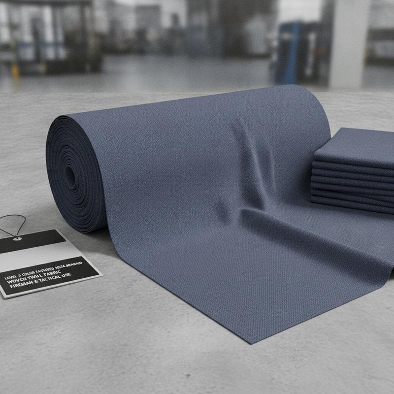 Level 5 Color Fastness Meta Aramid Fabric Woven Twill Strong Lightweight Material Used in  fireman suit and Tactical Uniforms
