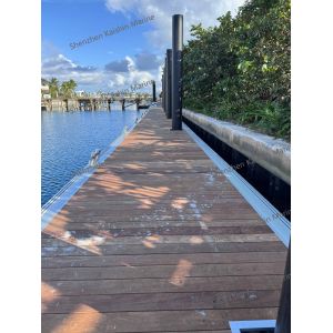 Marine-grade Aluminum Alloy 6061 T6 Finger Dock Floating Pontoon with Scratch Resistant Surface and Customized Size