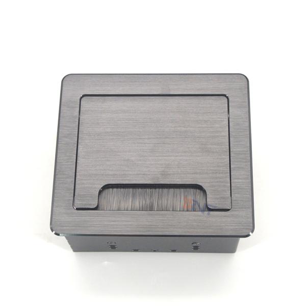 Conference Office Room Brush Desk Grommet Box Used Aluminum Table
