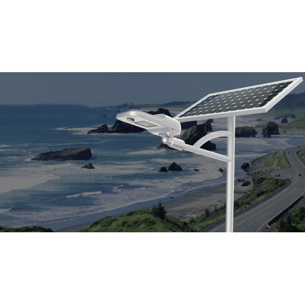 6000lm Super Bright Solar Powered Led Pole Lights For Road Driveway Parking Lots