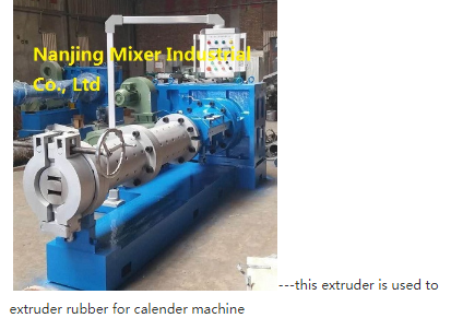 150mm Screw Diameter Rubber Extruder Machine for Butyl Tape Production Online Support