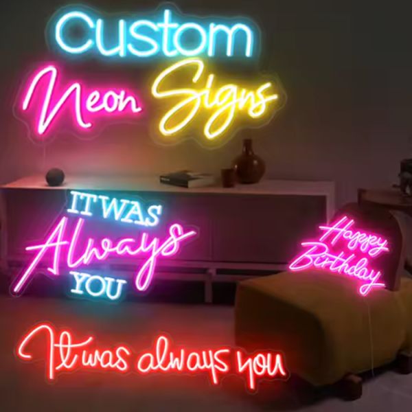 IP65 Waterproof 24V LED Neon Flex Light Logo Sign Custom Logo Multiple Color
