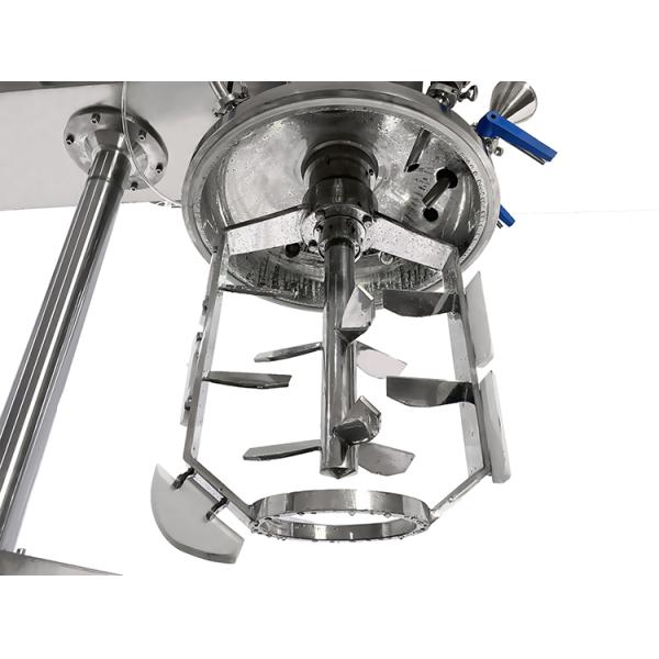 200L Hydraulic Lifting Vacuum Emulsifying Machine Ointment Homogeneous Lotion Mixer