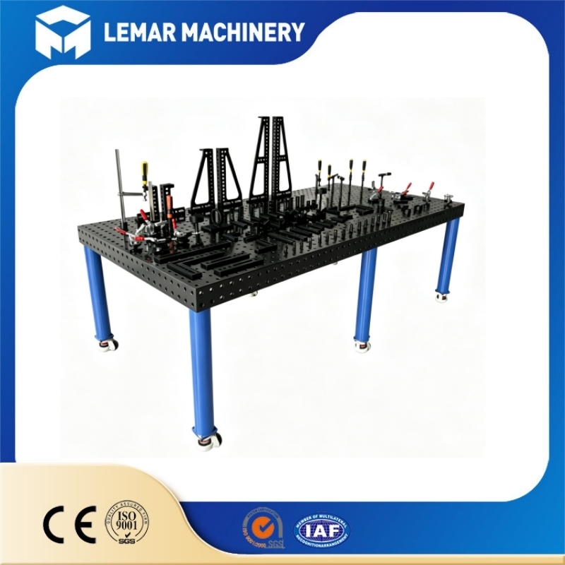 Precision D16 Robotic Modular Welding Table With Durable Fixture Positioning Holes