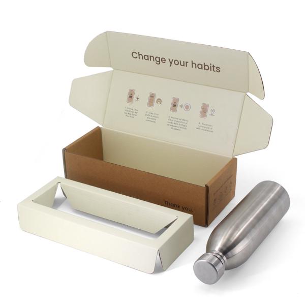 Подарочная коробка Eco косметик Skincare дружелюбная упаковывая поднос бумаги ВПТ ЛЮБИМЦА ЕВА