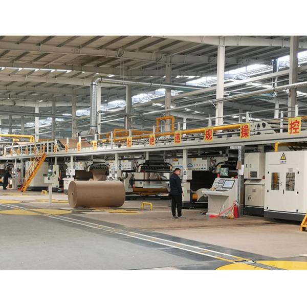 2500mm Five Layer Corrugated Roller Cardboard Production Line High-Speed