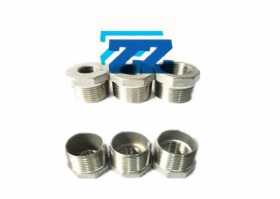 BSPP 1 / 2  A182 304 Stainless Steel Pipe Fittings Hex Head Bushing Male Thread