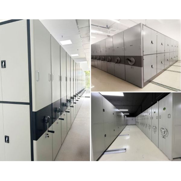 Manual Mobile Shelving Hand Cranked Movable Compact Shelves Archives Compactor Rack System