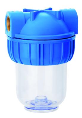 Produto comestível botão de liberação do ar da cor de Big Blue do alojamento de filtro da água de 5 polegadas