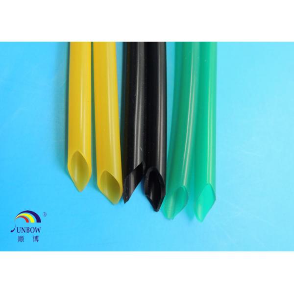 Anti-Corrosion Silicone Rubber Hose / FlexibleRubber Tubing White Green Yellow