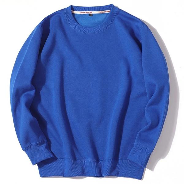 Autumn Mens Crew Neck Sweatshirts , Oversized Round Neck Sweater Regular Sleeve