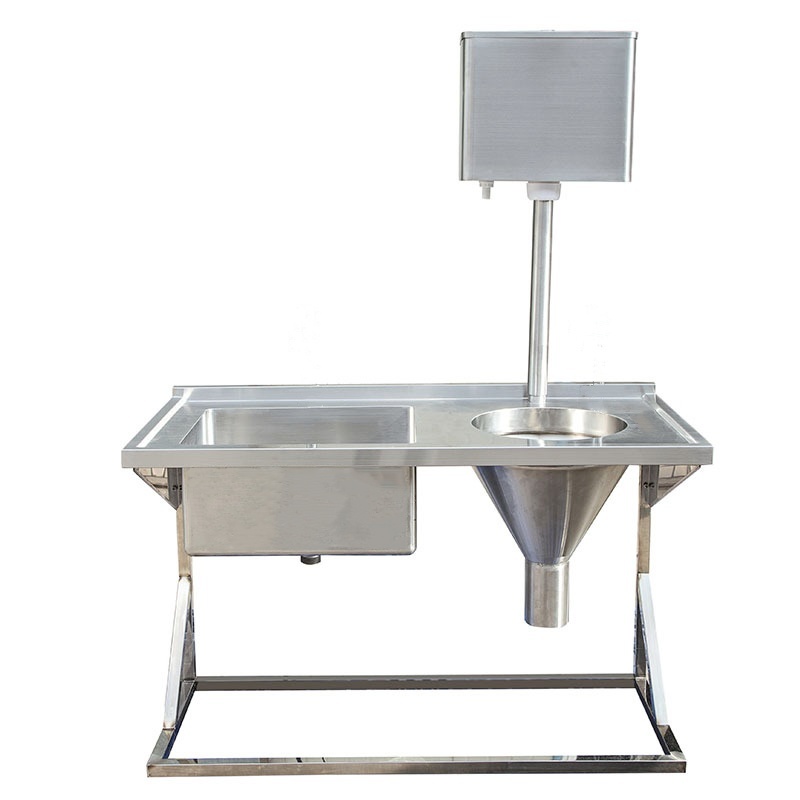 high quailty Hospital Hand Wash Freestanding Sluice Hopper Sink With Cistern Hot