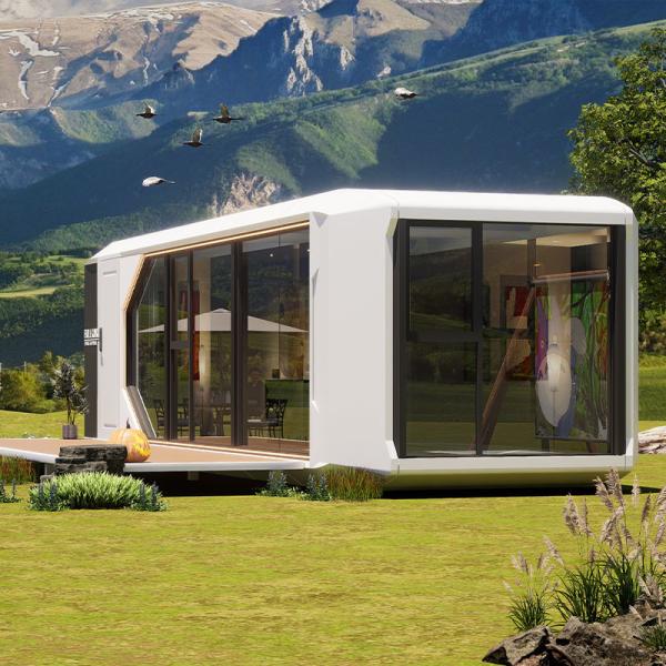 Economic Activities Prefabricated Capsule House Hotel Prefabricated Modular Apple Cabin Container House