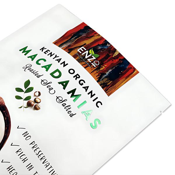 Sacs Stand-Up Premium Impression de Logo Privé Personnalisé Emballage Pochette en Aluminium Sacs Stand Up Pour Emballage Alimentaire