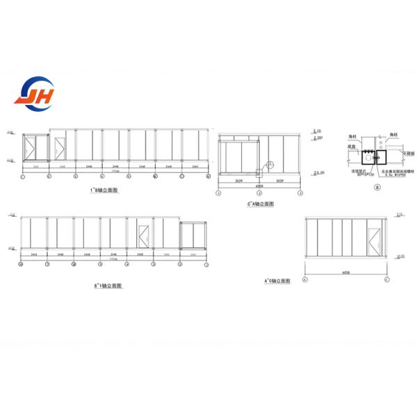 Японская зеленая фабрика стальной конструкции с индивидуальным дизайном и окрашенной сталью