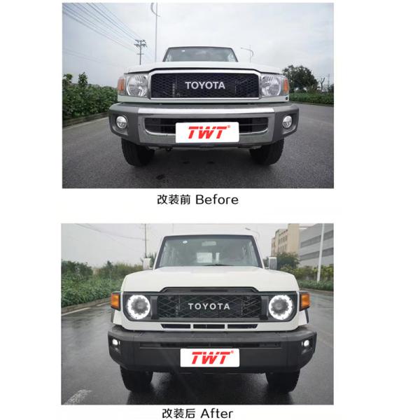 Bumper Grille Fender Flares Wide-Body Kit for Toyota Land Cruiser LC76 Upgrade to 2024 LC76 Bodykit Exterior Accessories