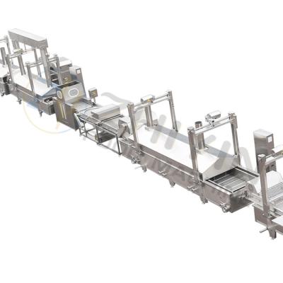 Frozen French Fries Potato Crisps Machine 50kg/H Energy Saving 220V