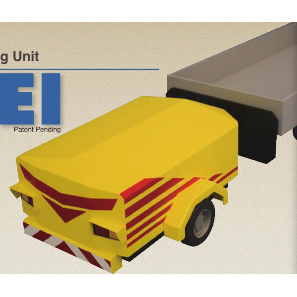 Aluminum Alloy 700kg Crash Cushion Vehicle