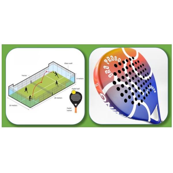 Pelotas Beach Tennis Paddle Racquets De Padel Carbon Fiber Baddle Racket