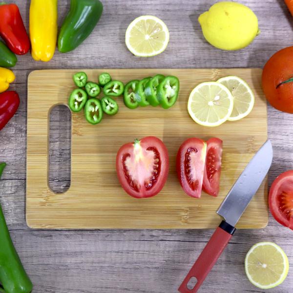 Разделочная доска двухсторонней разделочной доски разделочной доски подарка кухни бамбуковая