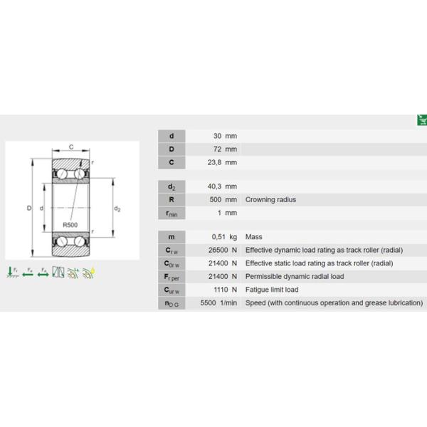 30×72×23.8mm Cam Follower Needle Bearing For Explorer Concrete Pipe Production