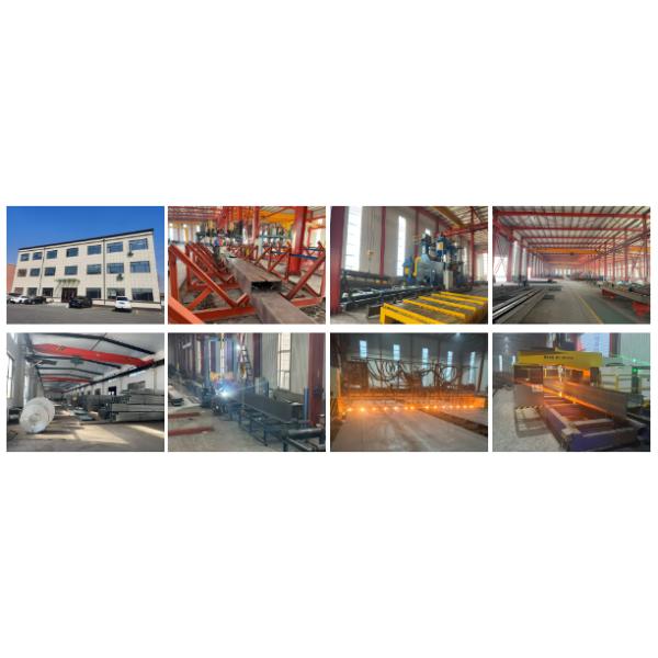 Light Weight Industrial Prefab Steel Structure Warehouses Modern Light Workshop