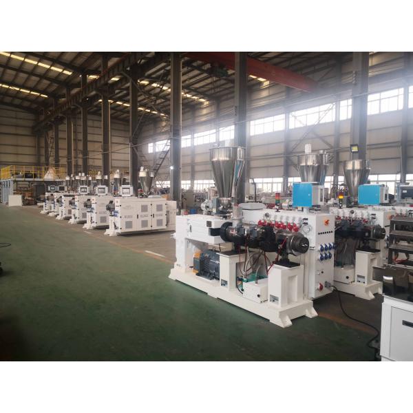 65/132 80/156 80/173 92/188 Extrusora cônica de parafusos para tubos e perfis de PVC para alta velocidade