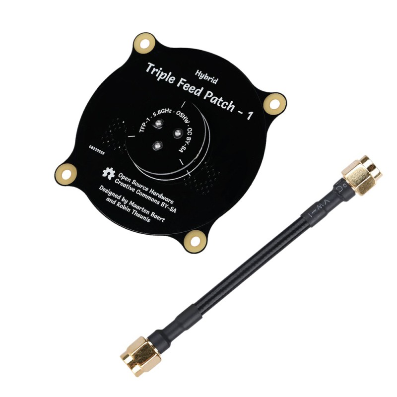 5.8ghz Triple Feed Patch Antenna Sma / Rp-Sma Directional Circularly Polarized