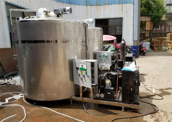 3000L - 5000L Milk Cooling Tank Stainless Steel Material For Industrial