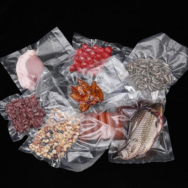 BPA Free PreCut Vacuum Sealer Bag Puncture Prevention Vacuum Seal Freezer Bag Food Saver Bag For Storage