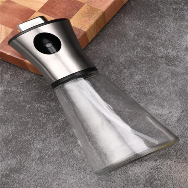 200ml Glass Olive Oil Sprayer Vinegar Bottle for Cooking Salad BBQ Kitchen Utensil