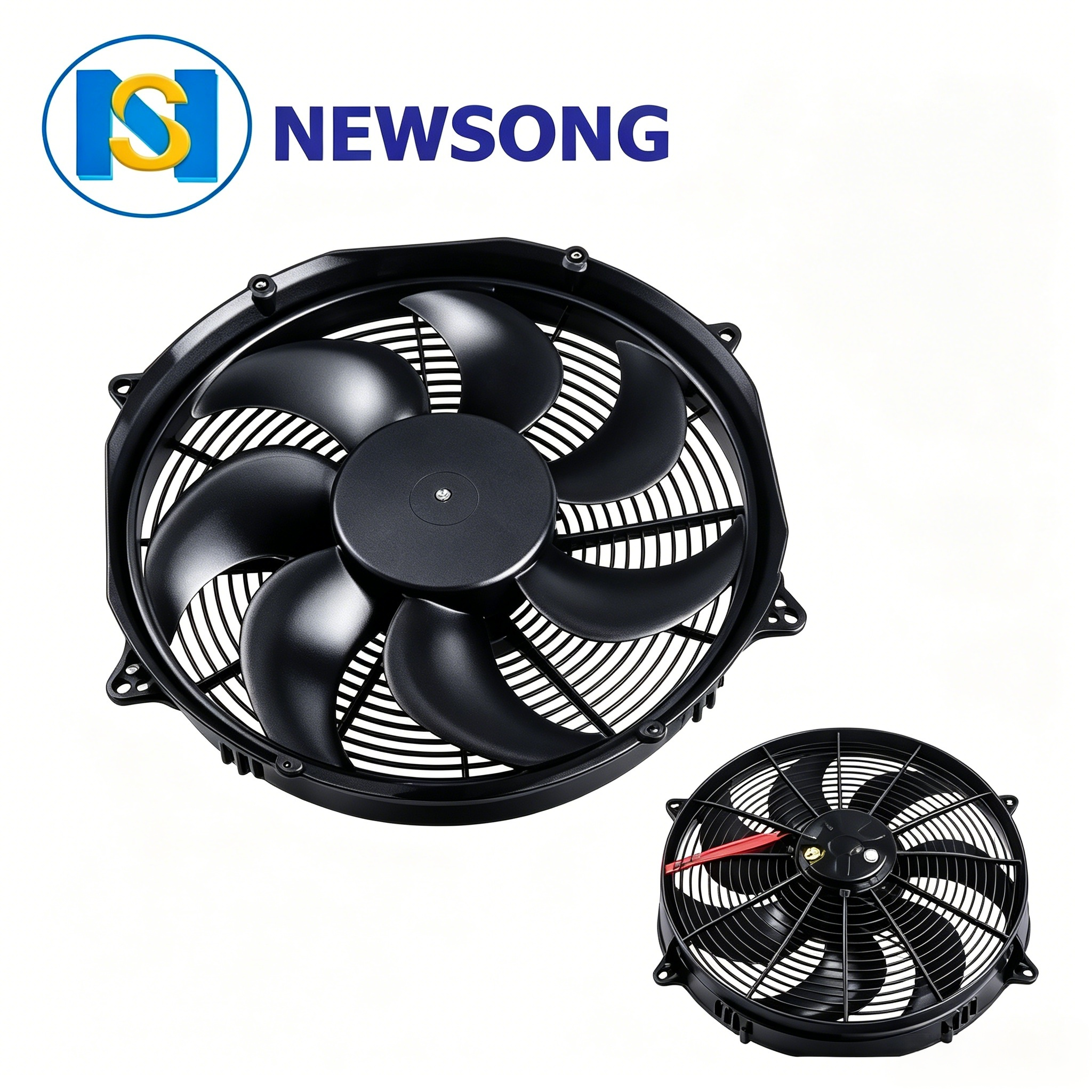 DC24V 2150rpm 9A Bus Air Conditioner Condenser Fan 2780m3/H High Air Volume