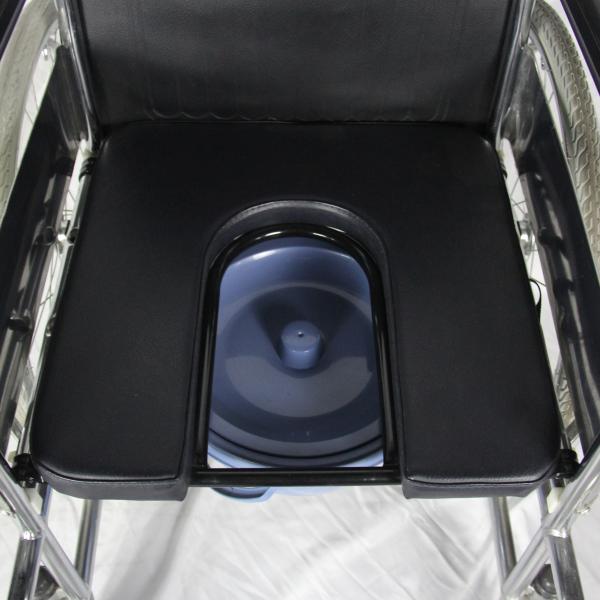 Фиксированный стул перехода Footrest подлокотника с Commode места формы u