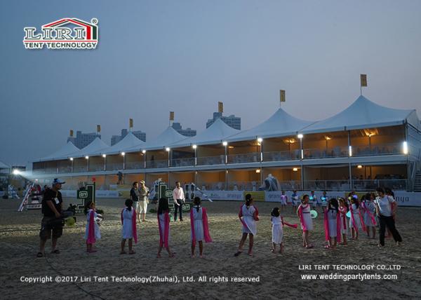 10m X 70m High Peak Two Story Tent For Equestrian Masters