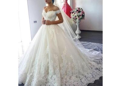 Sexy Sweetheart Ball Gown Wedding Dress Long Tail Ropes Back Style