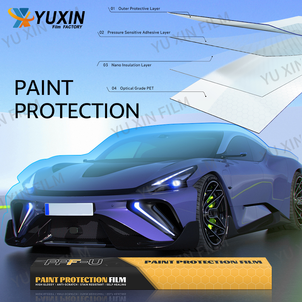 Self-Healing TPU PPF Paint Protection Film 7.5mil 1.52x15m Gloss Clear Anti