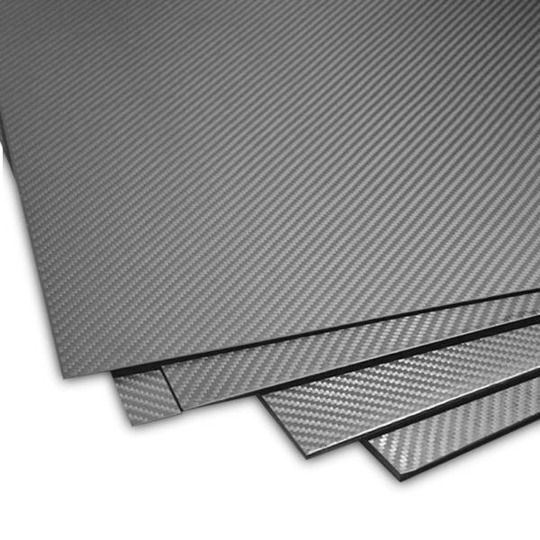 100mm x 250mm 3K High-Hardness Carbon Fiber Sheet for Models, Manufacturing, and Aerospace