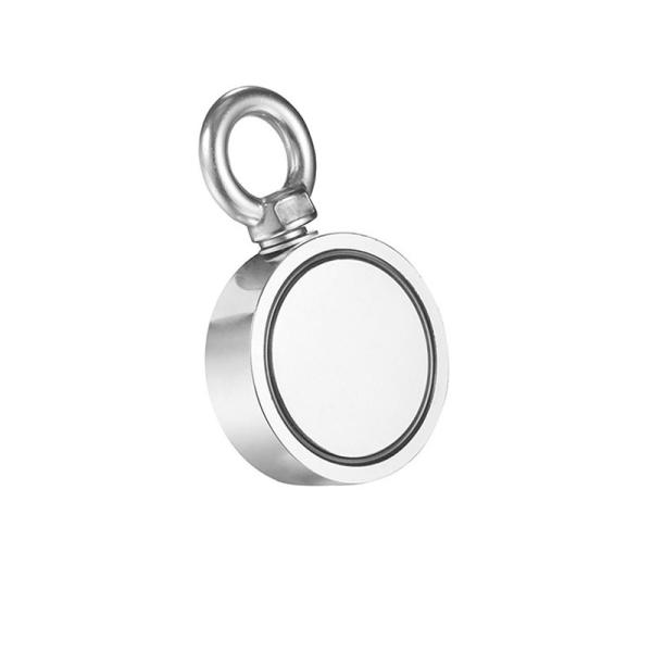 Axial Magnetization Round Neodymium Eyebolt Magnet With One Eyebolt