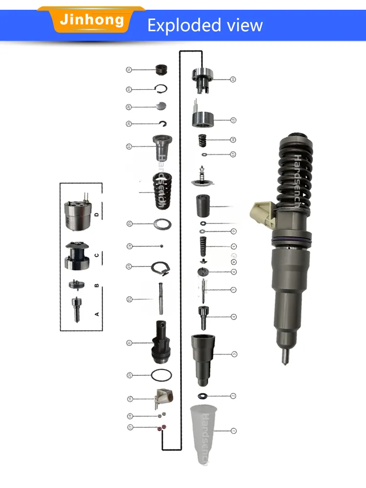 Industrial Engine Parts 3801440 Bebe4c16001 Common Rail Fuel Injector for Vo-lvo 9.0 Litre Industrial Machinery Parts