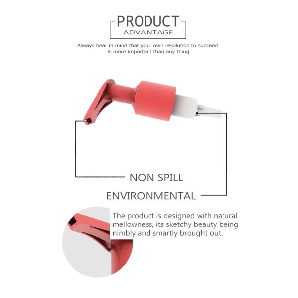 24/415 Lotion plastic bottle pumps high viscosity 2.5cc smooth closure SR309