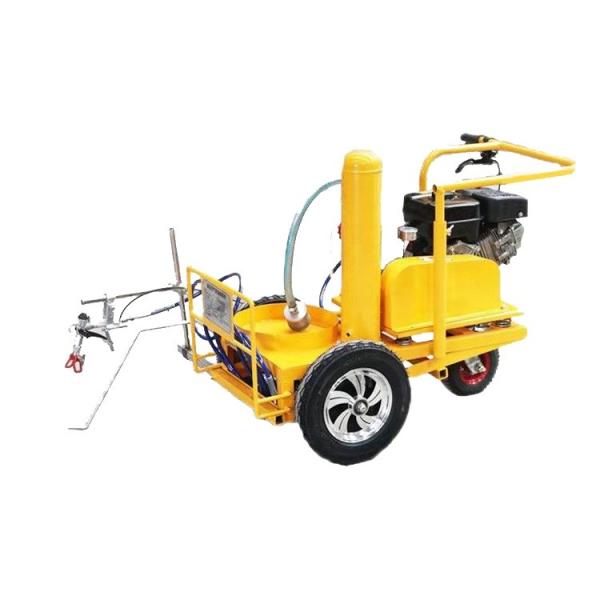 Road Construction Hand Push Hot Melt Marking Machine with Single/Double Gun Spray