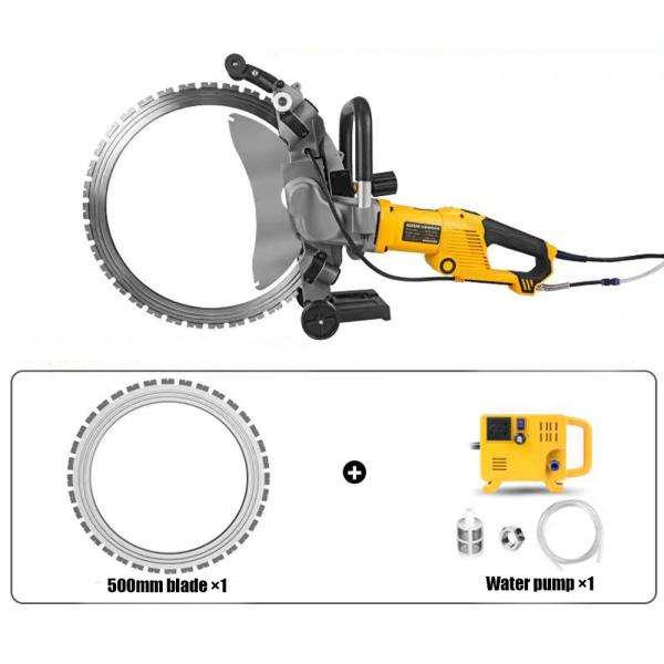 AC8500 500mm Electric Power Concrete Cutters 390mm Cutting Depth Wall Cutting Machine Ring Saw with Advanced Technology