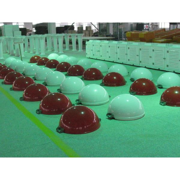 Стекло сферы оповещения о самолетах препоны моря безопасности красное/белое предупреждающее шарика волокна