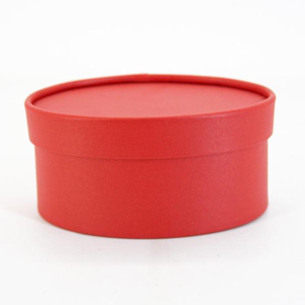 Luxury Red Cardboard Paperboard Oval Paper Gift Box Kraft Packaging